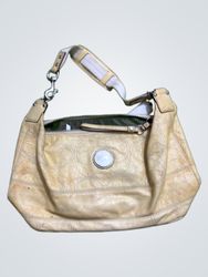 Coach Beige Leather Hobo Bag
