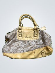 Coach Signature Satchel Handbag