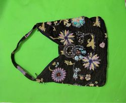Unbranded Floral Embroidered Shoulder Bag