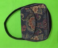 Jean-Louis Scherrer Floral Fabric Handbag