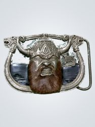 Viking Head Belt Buckle