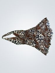 Leopard Print Bikini Top