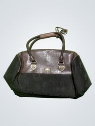 Brown and Black Handbag
