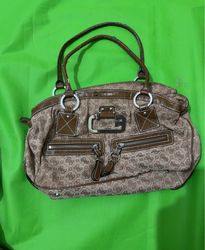 Guess Monogram Shoulder Bag