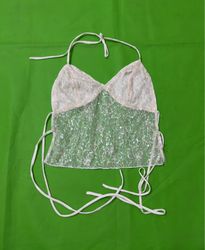 Green Sequined Top