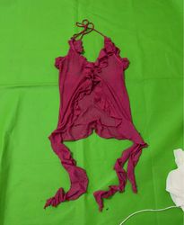 Pink Ruffled Top