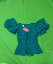 Tadashi Teal Blouse