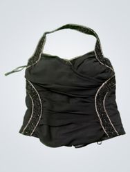 Noott Black Halter Neck Top