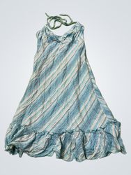 Blue Striped Dress