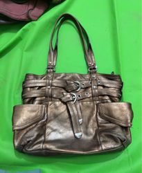 Betsey Johnson Bronze Shoulder Bag