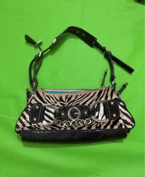 Guess Zebra Print Shoulder Bag