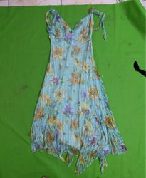 Light Blue Floral Print Dress
