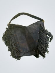 Indigo Thread Co. Suede Fringe Handbag