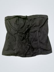 Morgan Black Strapless Corset Top