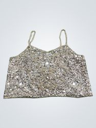 Sequin Embellished Cami Top