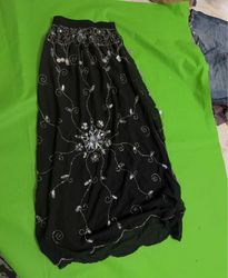Black Beaded Skirt