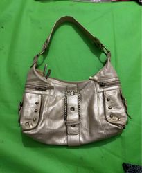 Gold Shoulder Bag