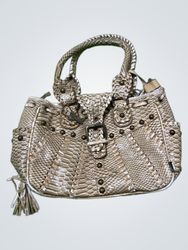 Lollipops handbag with tassels and buckle