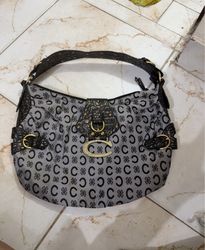 Guess Monogram Shoulder Bag