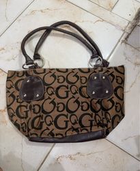 Guess Logo Print Tote Bag