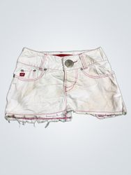 Miss Sixty White Denim Mini Skirt