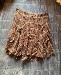 George Plaid Mini Skirt