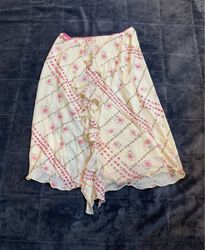 Women's Floral Print Ruffle Skirt