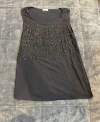 Intimissimi Black Beaded Tank Top