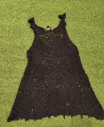 Rue21 Schwarzes Häkelkleid