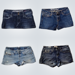 Y2K Denim Shorts Bundle