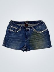 Ed Hardy Embellished Denim Shorts