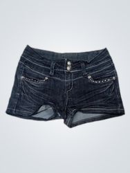 Embellished Denim Shorts
