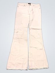NOVAMEN Pink Flared Jeans