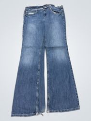 American Eagle Flare Jeans with Rhinestones