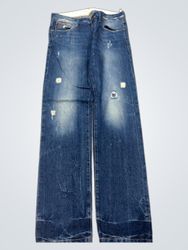STAFF JEANS & CO Distressed Blue Denim Jeans