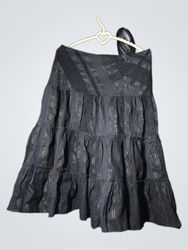 Un Deux Trois Black Tiered Skirt