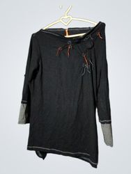 cop. copine black long sleeve shirt