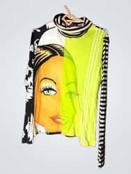 Busto'c Barcelona Long Sleeve Graphic Print Turtle..