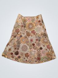 CORNICE Floral Print Midi Skirt