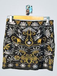Lulus Embroidered Mini Skirt