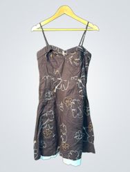 My Michelle Brown Floral Mini Dress