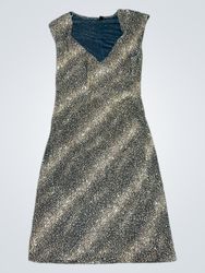 Sparkly V-neck Maxi Dress