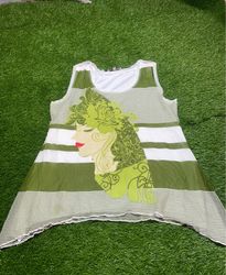 Marie Claire Boutiques Women's Sleeveless Green St..