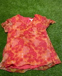 Coldwater Creek Women's Floral Print Short Sleeve ..