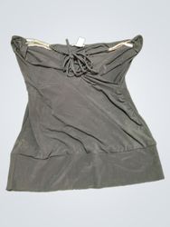 MKM DESIGNS Black Embellished Tube Top