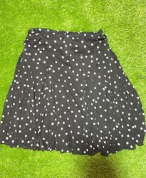Joe Benhasset Black and White Polka Dot Skirt