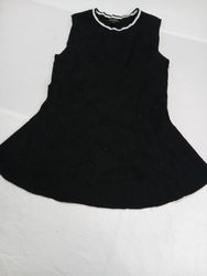 Talbots Schwarz Strick Ärmelloses Kleid
