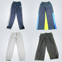 Black Grey Track Pant