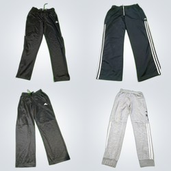 Black Grey Track Pants