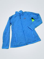 Patagonia Blue Zip-Up Fleece Jacket